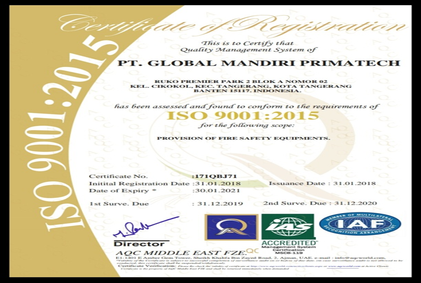 Certificate 9
